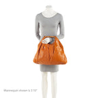 Gucci Vintage Leather Bamboo Studded Hobo