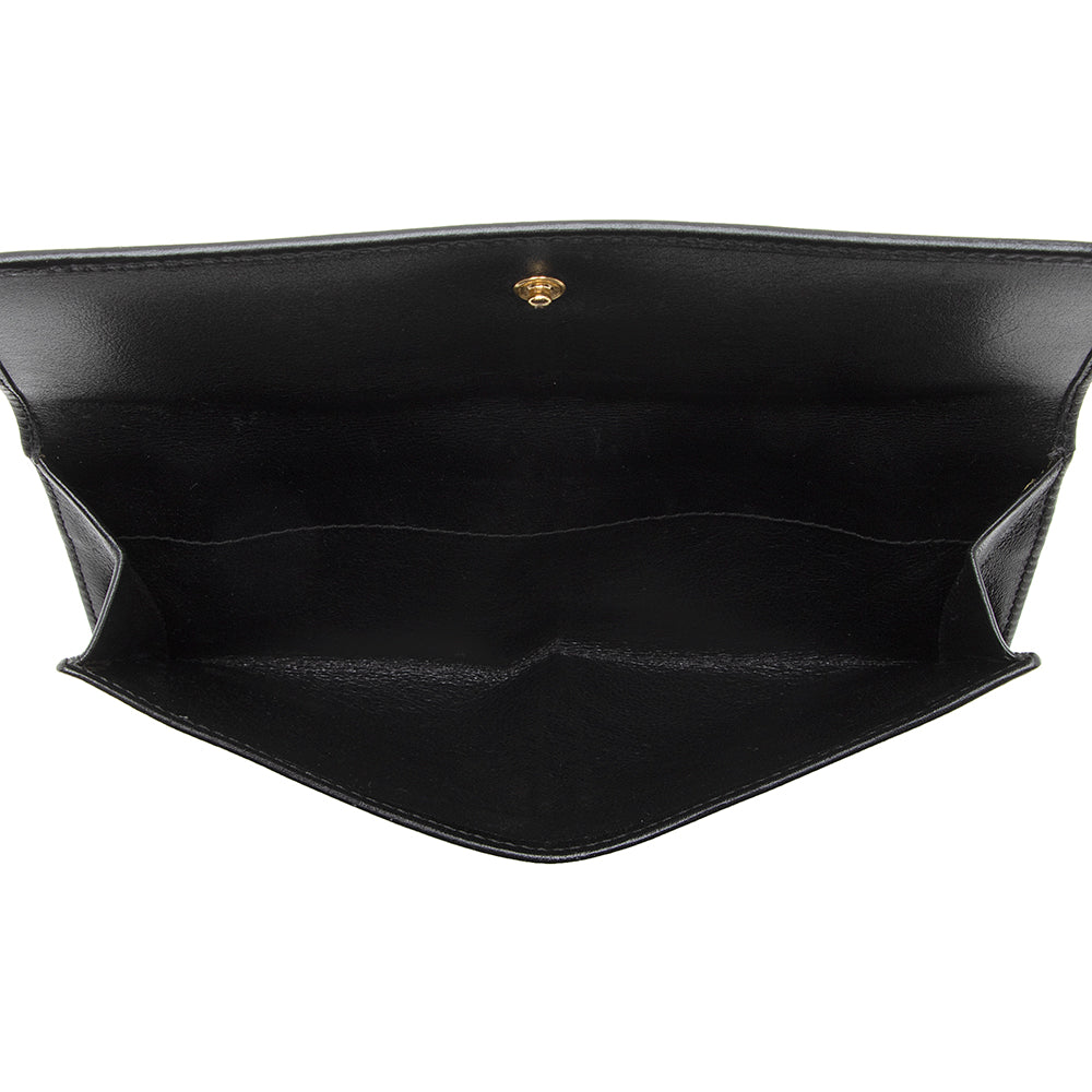 Gucci Vintage Leather Bamboo Wallet (SHF-20931)