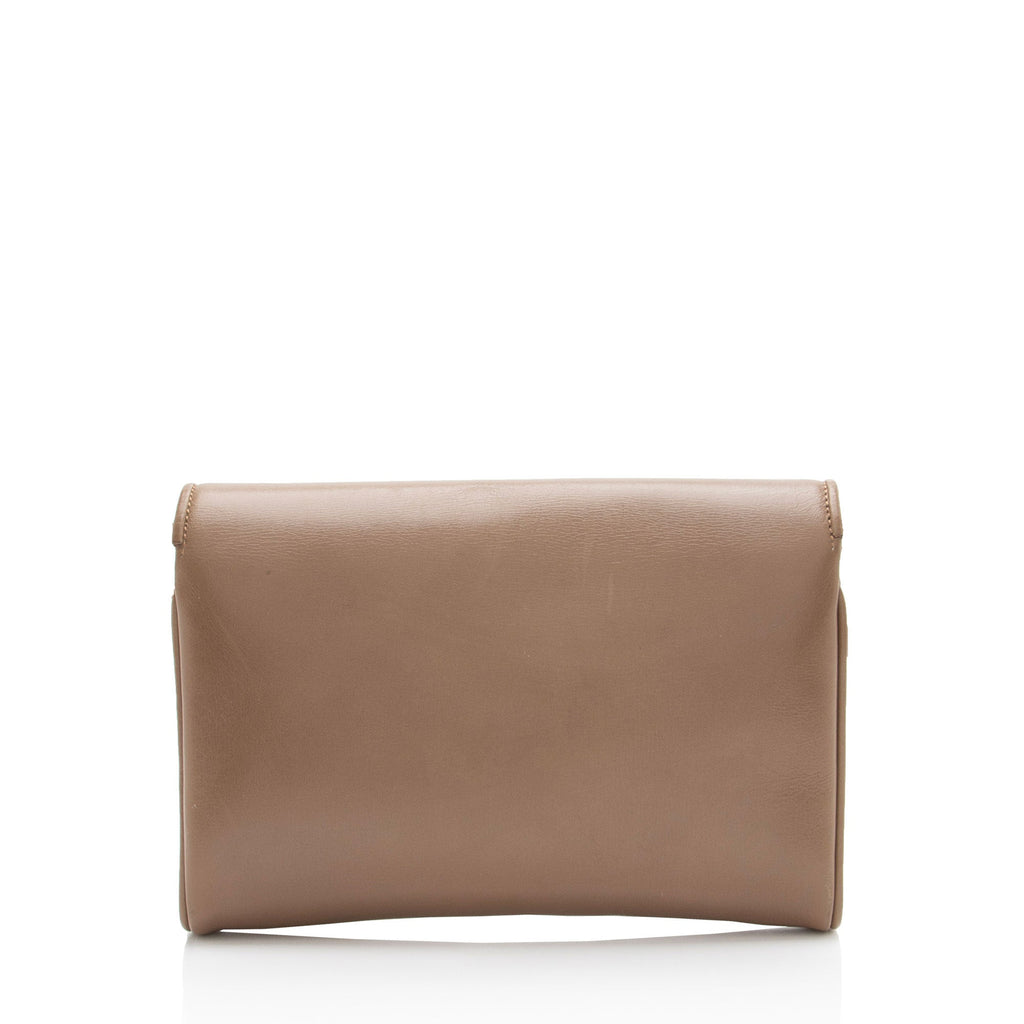 Gucci Vintage Leather Interlocking G Flap Crossbody