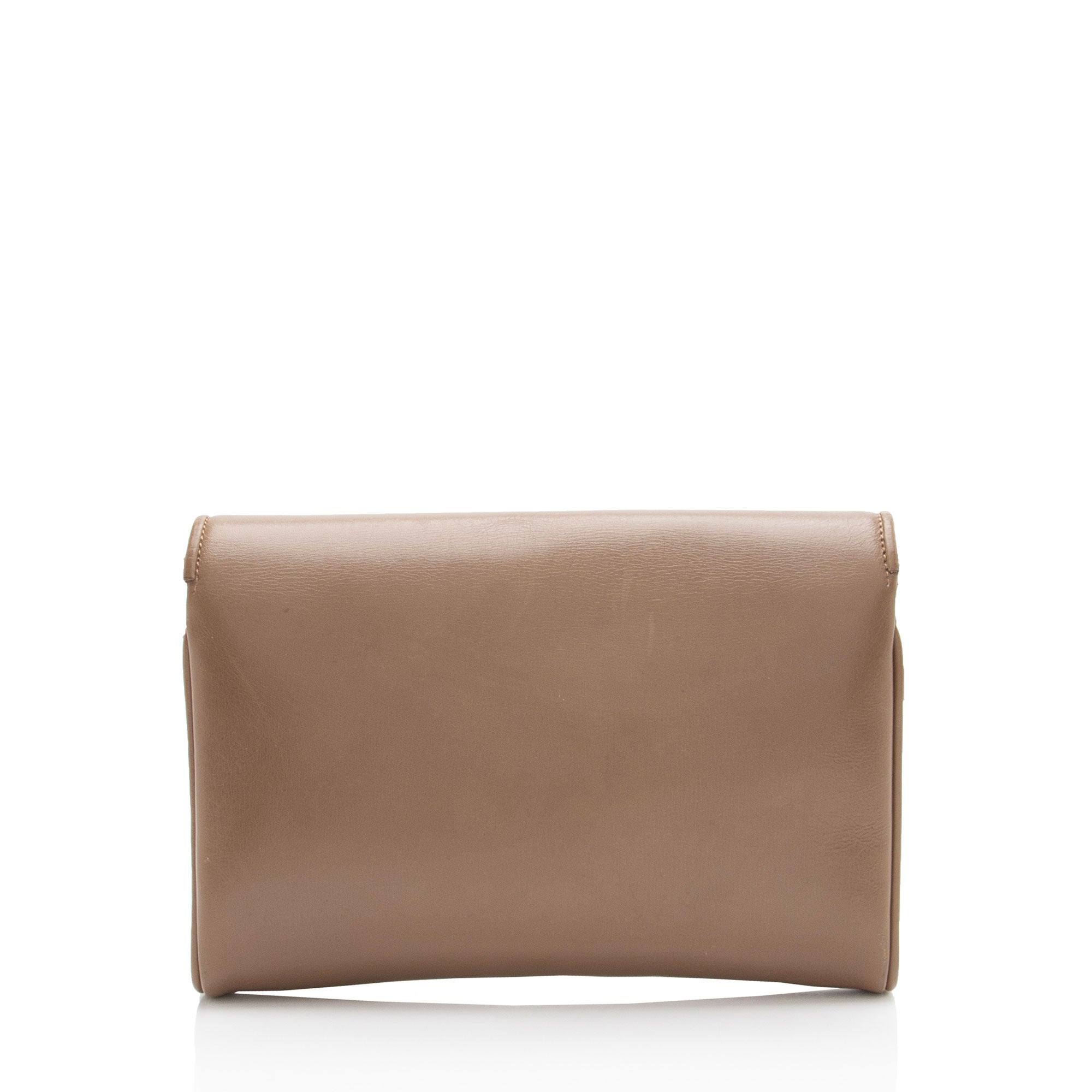 Gucci Vintage Leather Interlocking G Flap Crossbody