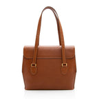 Gucci Vintage Leather Push Lock Satchel - FINAL SALE (SHF-19014)