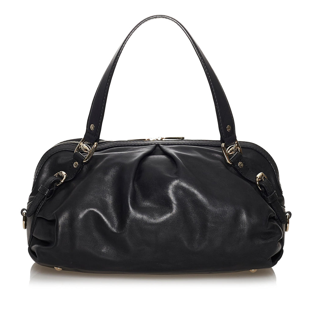 Gucci Vintage Leather Satchel (SHG-30654)