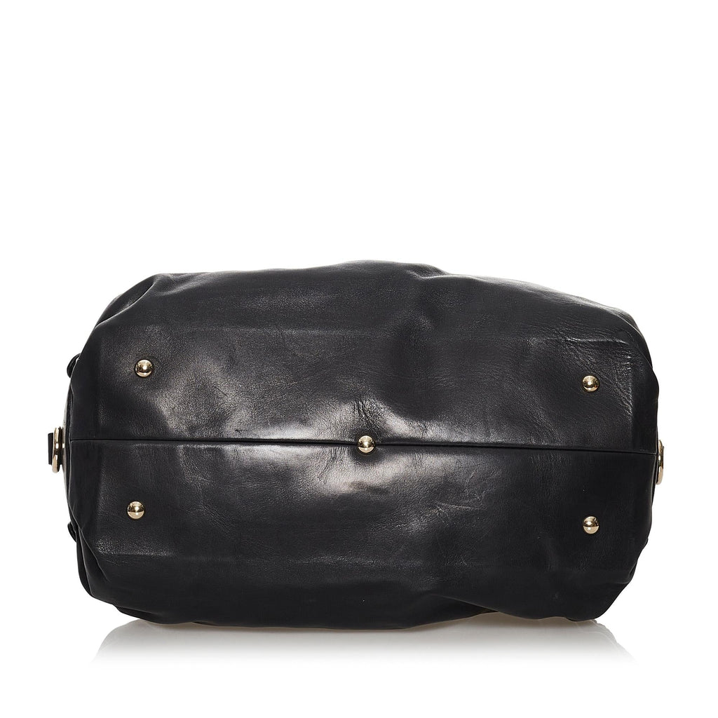 Gucci Vintage Leather Satchel (SHG-30654)