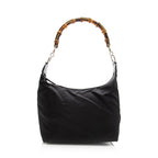 Gucci Vintage Nylon Bamboo Hobo (SHF-20445)