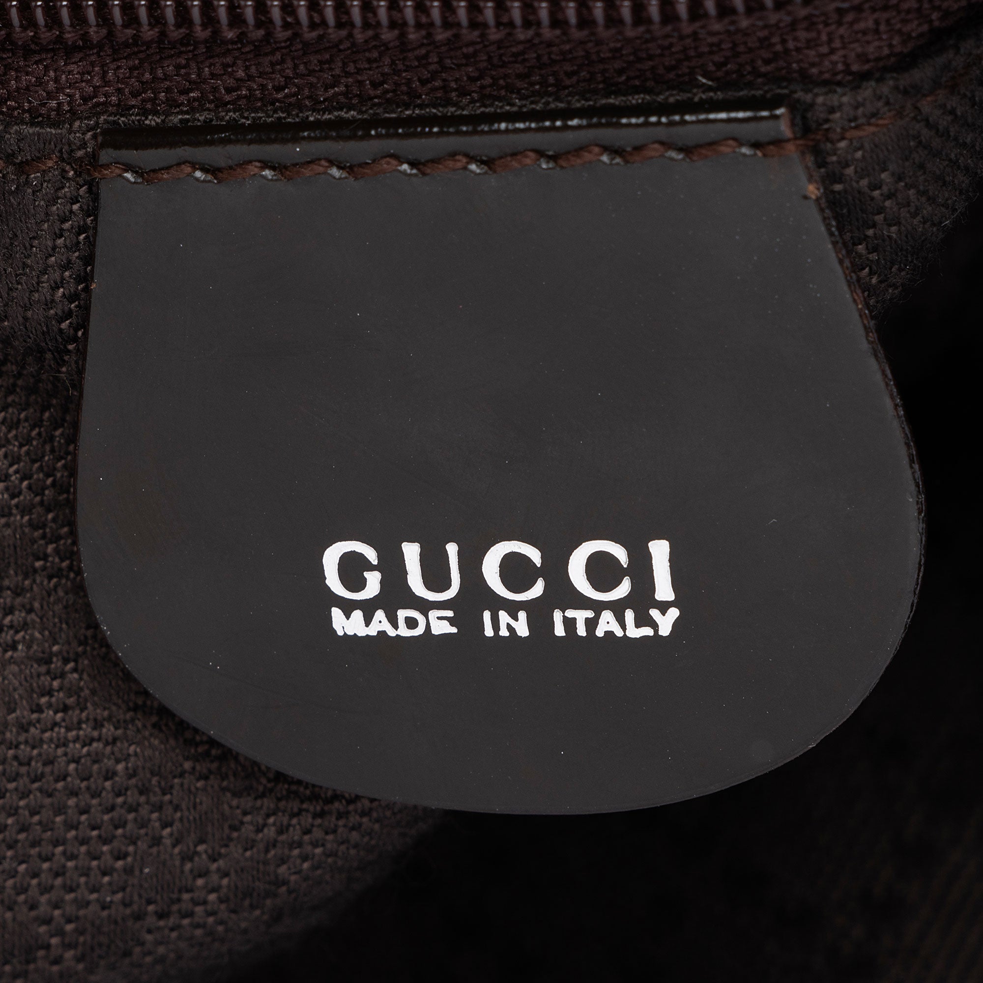 Gucci Vintage Nylon Bamboo Hobo (SHF-XDIaRR)