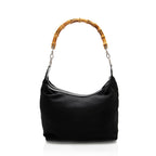 Gucci Vintage Nylon Bamboo Shoulder Bag (SHF-18169)