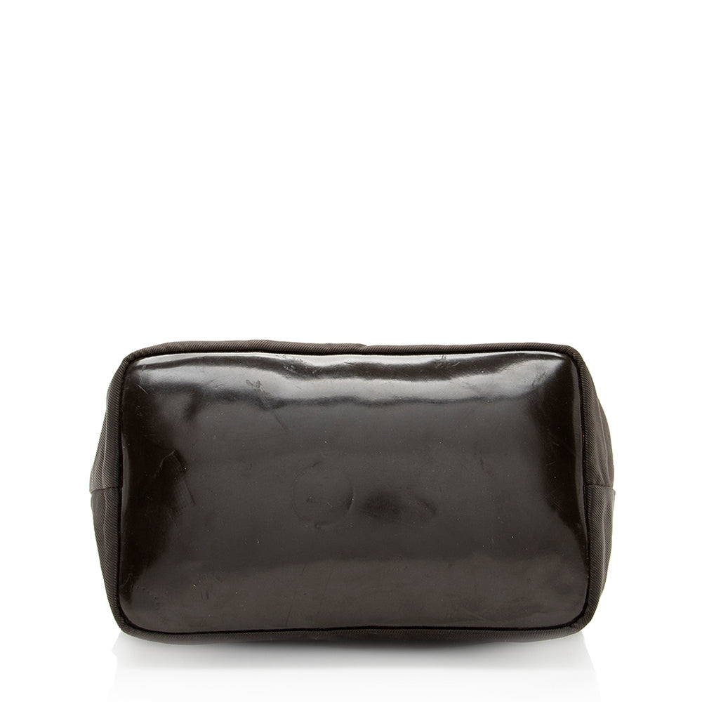 Gucci Vintage Nylon Bamboo Shoulder Bag - FINAL SALE (SHF-19746)