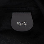 Gucci Vintage Nylon Bamboo Shoulder Bag