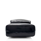 Gucci Vintage Patent Leather Bamboo Sling Backpack (SHF-dSK8BK)