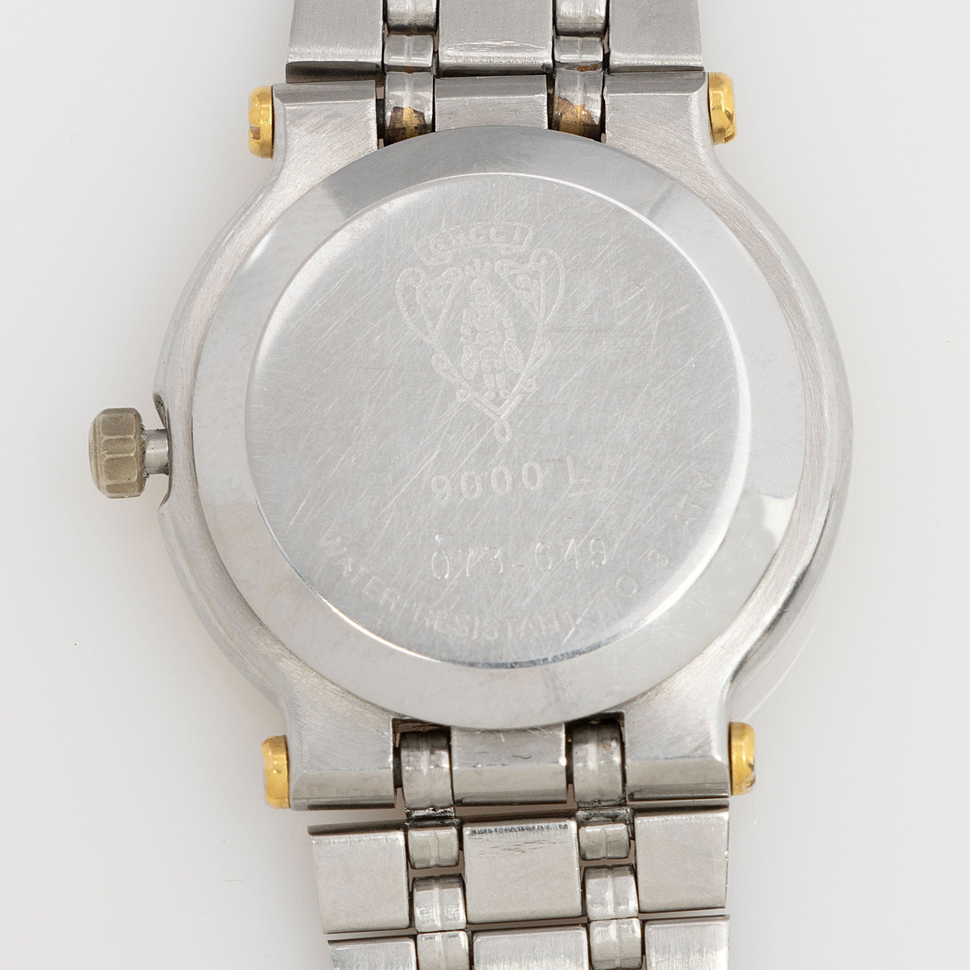 Gucci Vintage Stainless Steel 2 Tone 9000L Watch (SHF-UfQ9of)