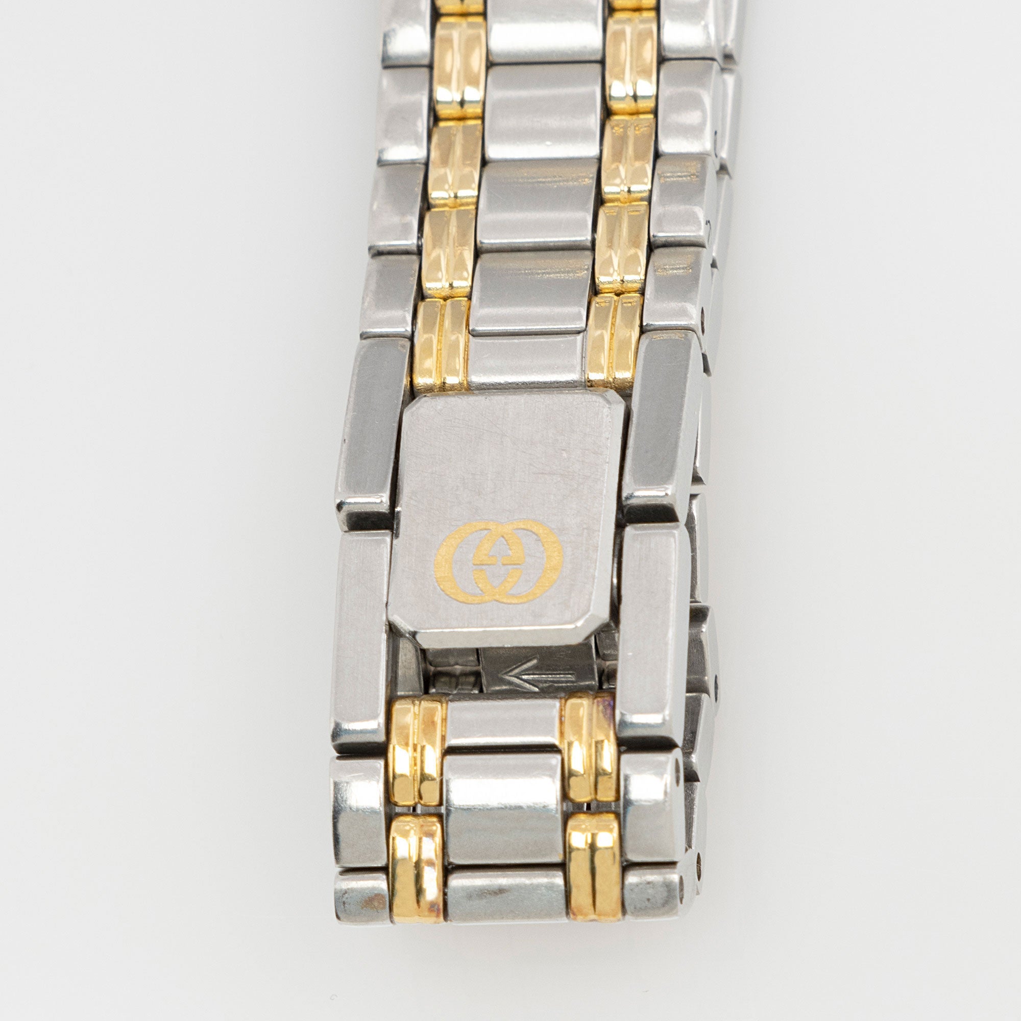 Gucci Vintage Stainless Steel 2 Tone 9000L Watch (SHF-UfQ9of)