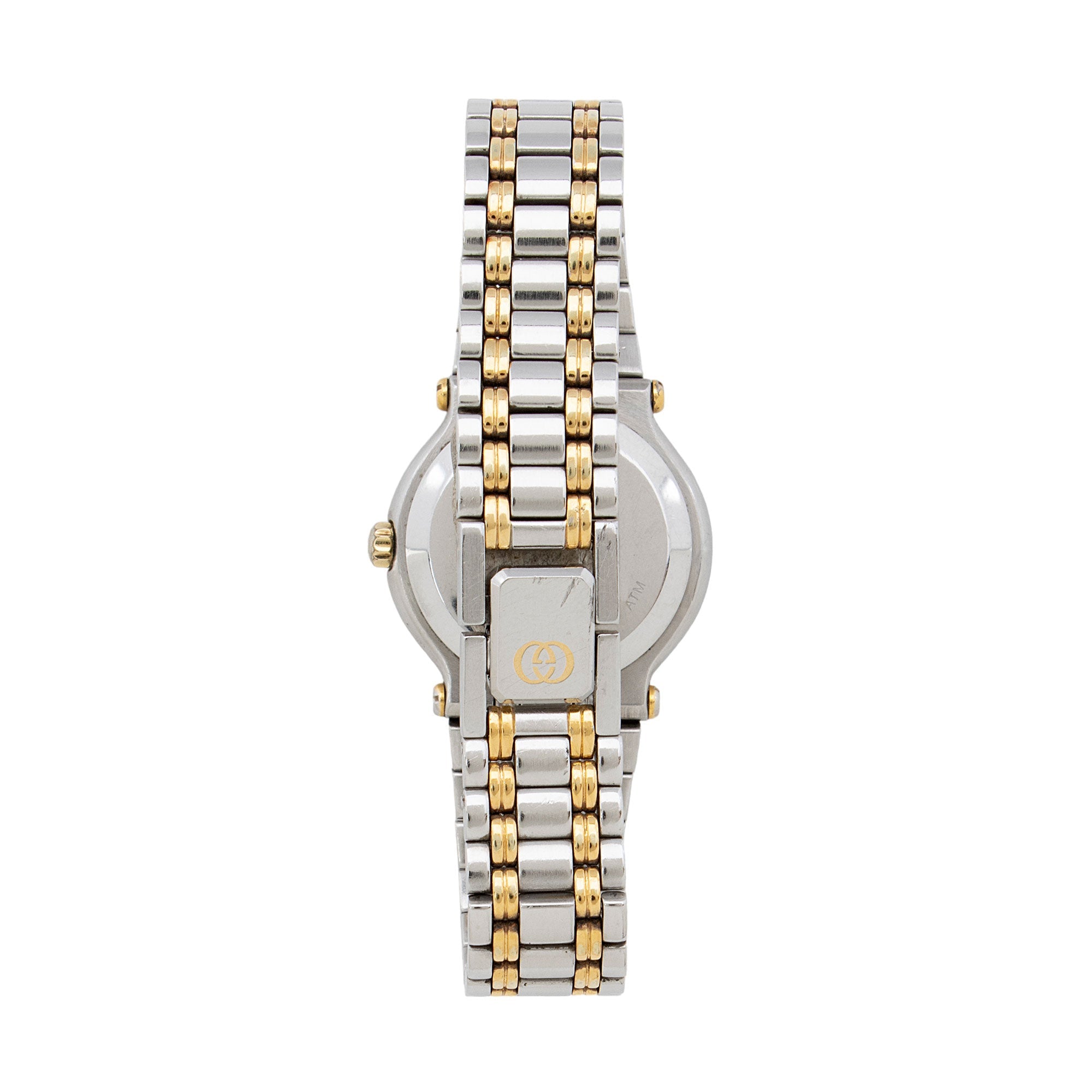 Gucci Vintage Stainless Steel 2 Tone 9000L Watch (SHF-idACfX)