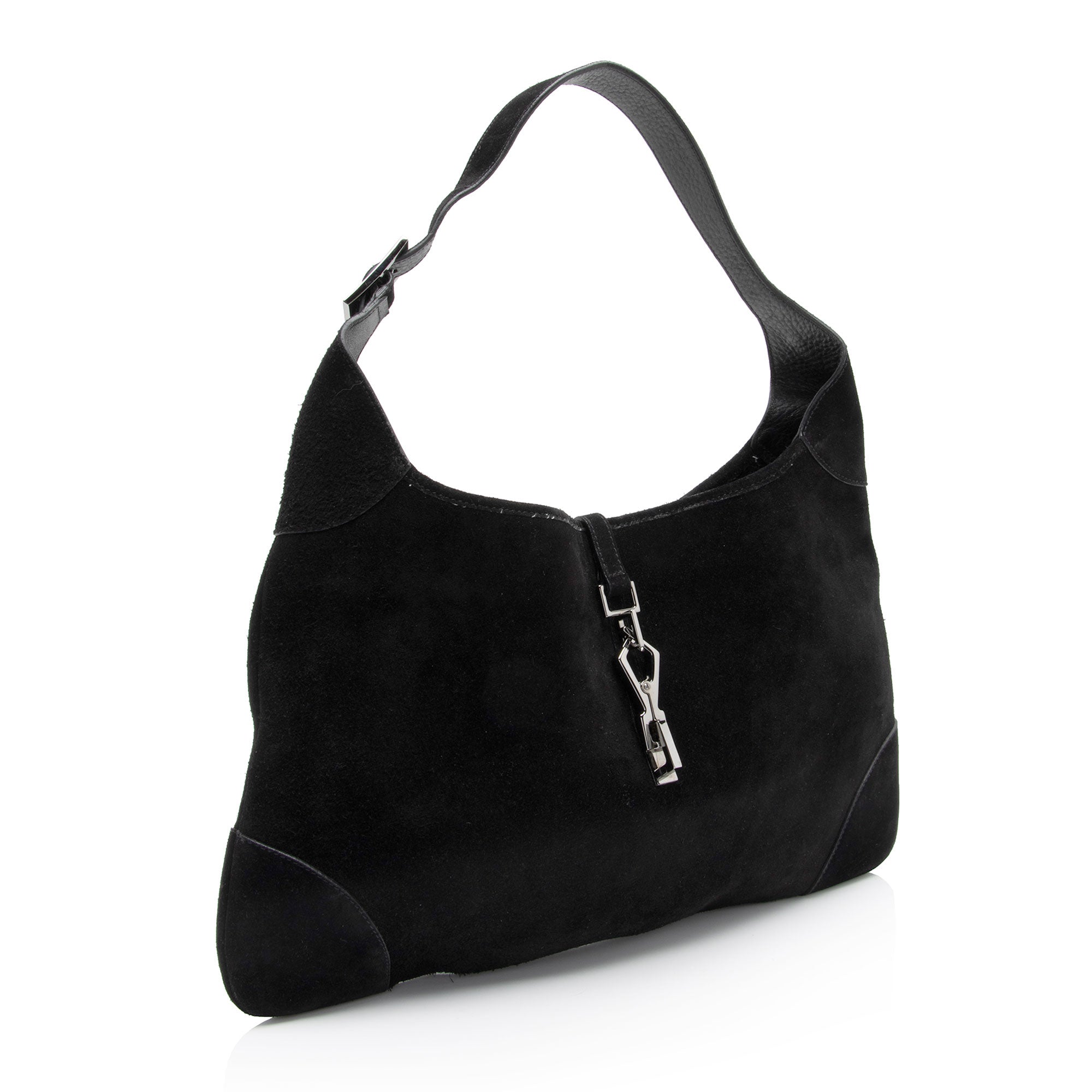 Gucci Vintage Suede Leather Jackie Hobo (SHF-jQkAHZ)