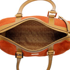 Gucci Vintage Suede Leather Small Boston Bag