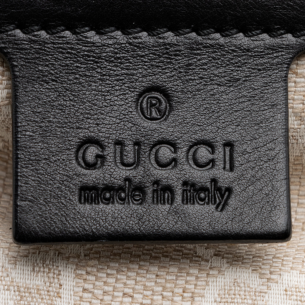 Gucci Washed Leather Soft Stirrup Large Shoulder Bag (SHF-20225)
