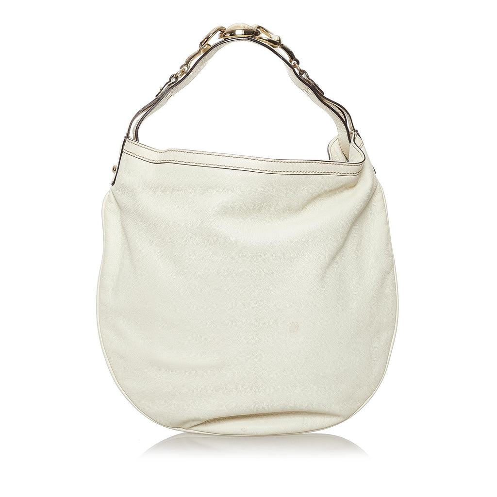Gucci Wave Leather Hobo Bag (SHG-37223)