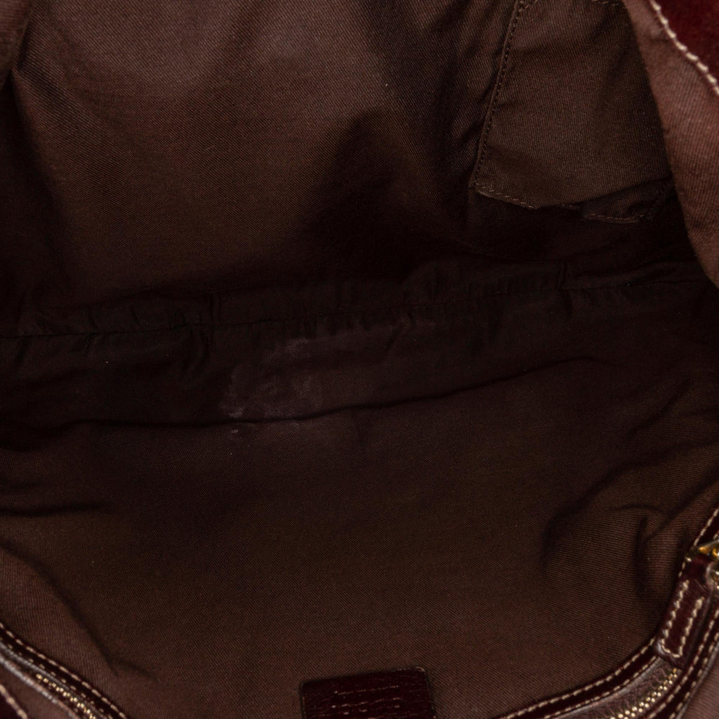 Gucci Web Britt Leather Satchel (SHG-28729)