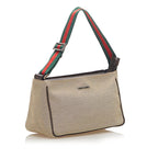 Gucci Web Canvas Baguette (SHG-31873)