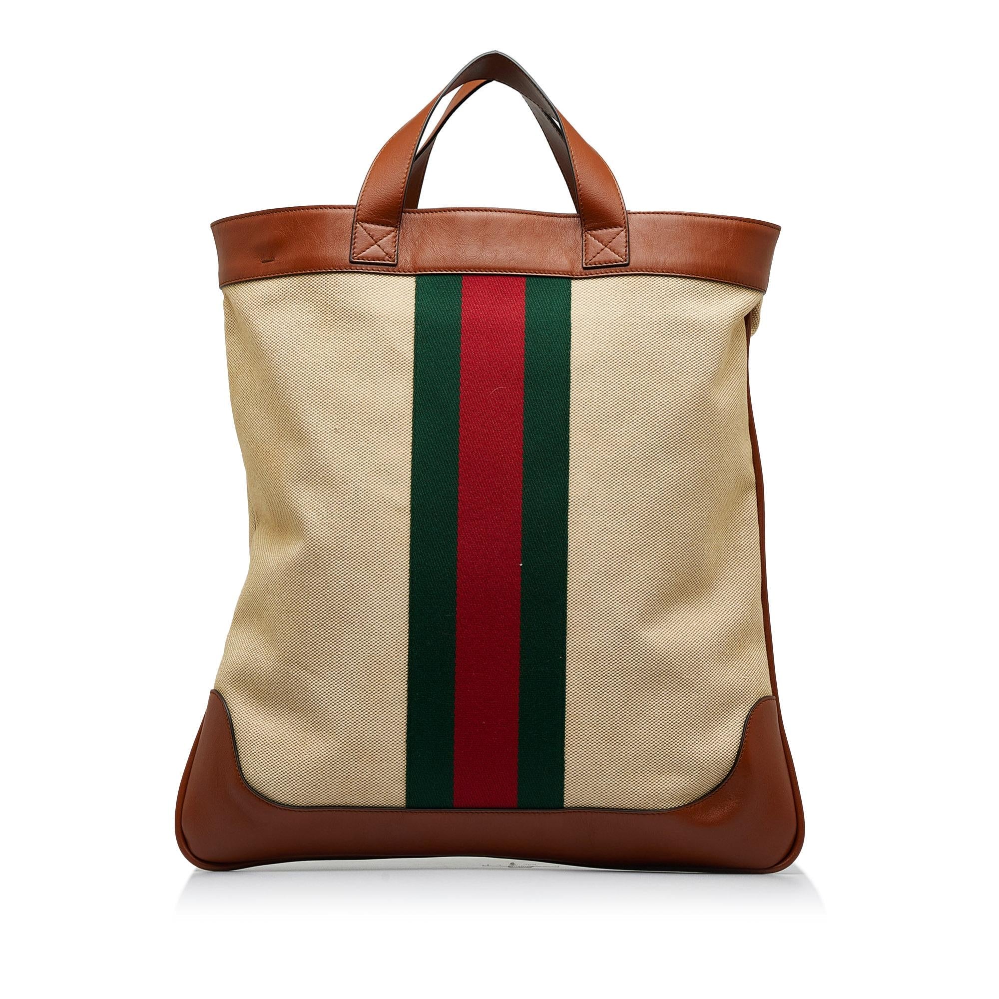 Gucci Web Canvas Satchel (SHG-g41Sc1)