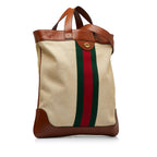 Gucci Web Canvas Satchel (SHG-g41Sc1)