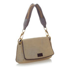 Gucci Web Canvas Shoulder Bag (SHG-32709)
