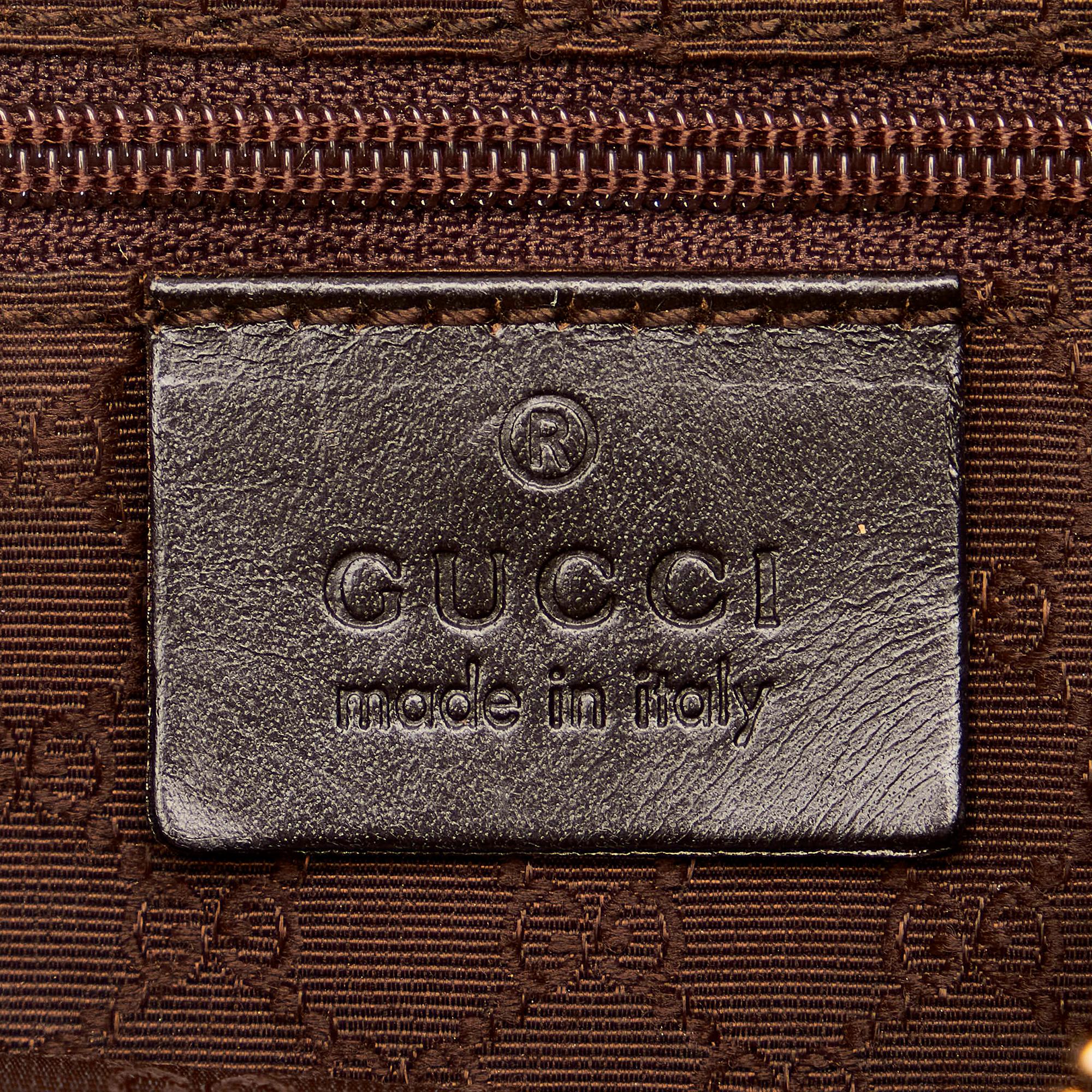 Gucci Web Canvas Shoulder Bag (SHG-34179)