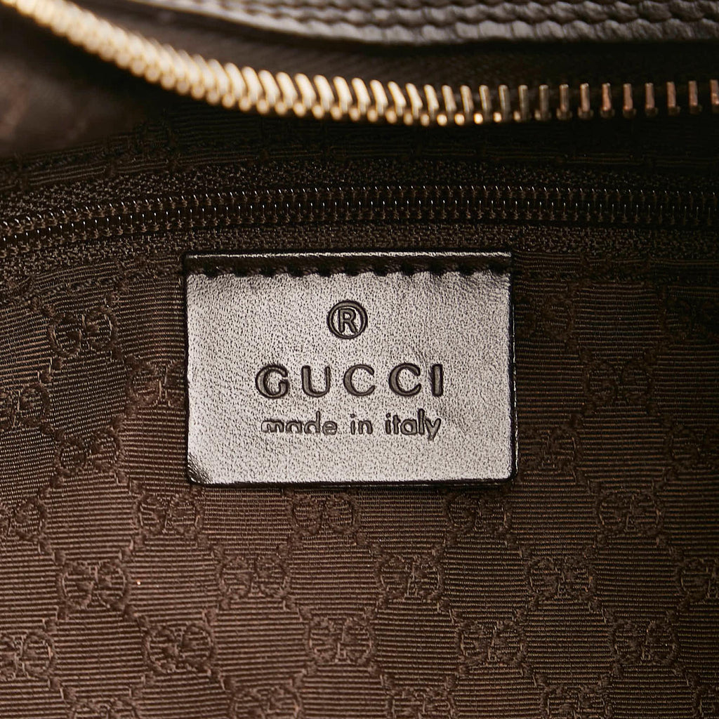 Gucci Web Canvas Shoulder Bag (SHG-34236)