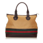 Gucci Web Canvas Tote Bag (SHG-27843)