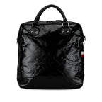 Gucci Web Coated Canvas Satchel