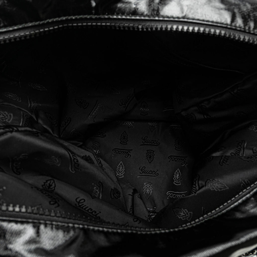 Gucci Web Coated Canvas Satchel (SHG-1WQEfr)
