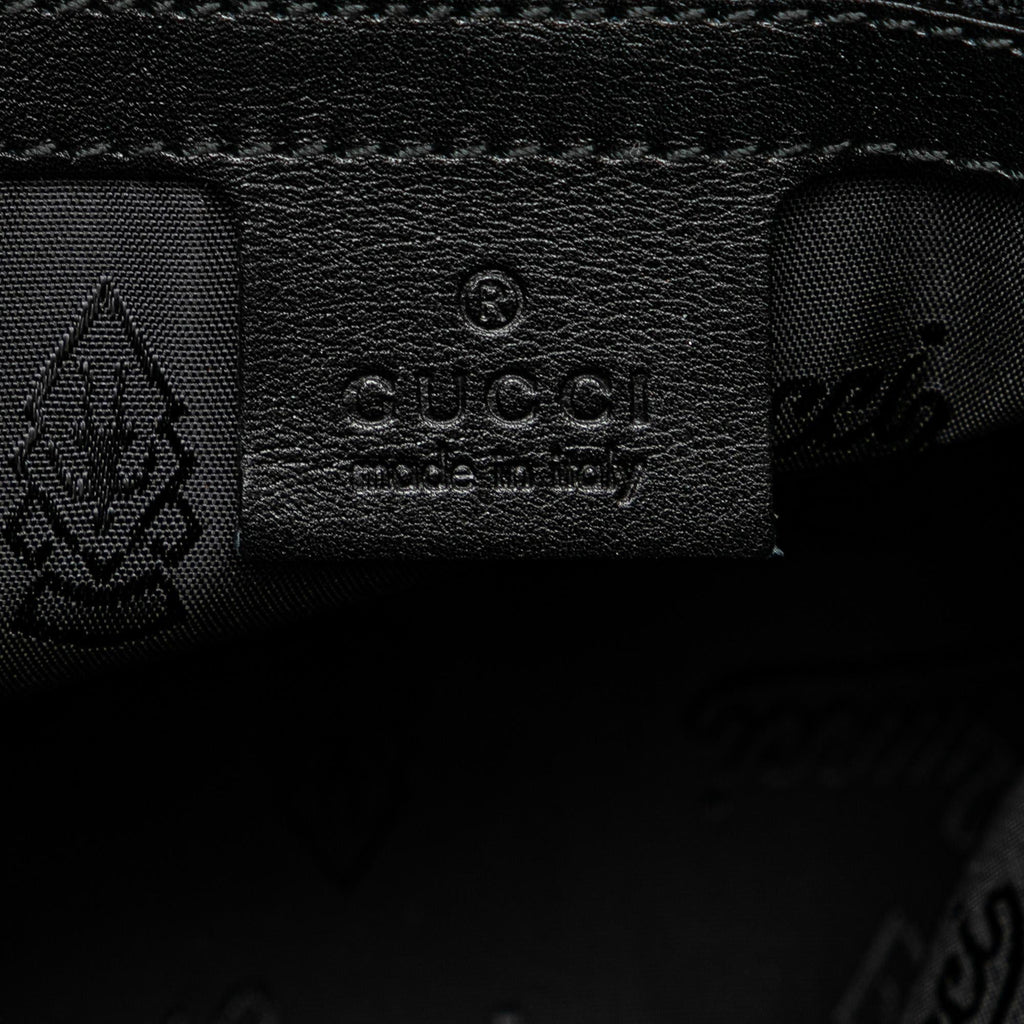 Gucci Web Coated Canvas Satchel