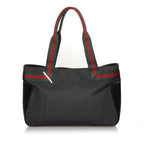 Gucci Web Denim Handbag (SHG-30943)