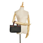 Gucci Web Denim Handbag (SHG-mvpGGk)