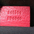Gucci Web Dome Leather Satchel (SHG-30517)