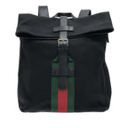 Gucci Web Fold Over Techno Backpack (SHG-0Uyhhq)