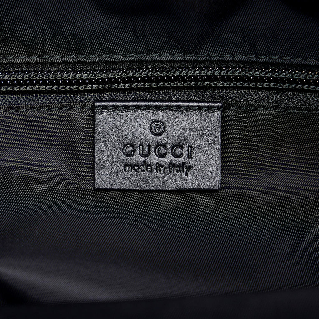 Gucci Web Fold Over Techno Backpack