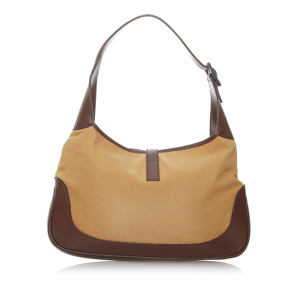 Gucci Web Jackie Canvas Shoulder Bag (SHG-29547)