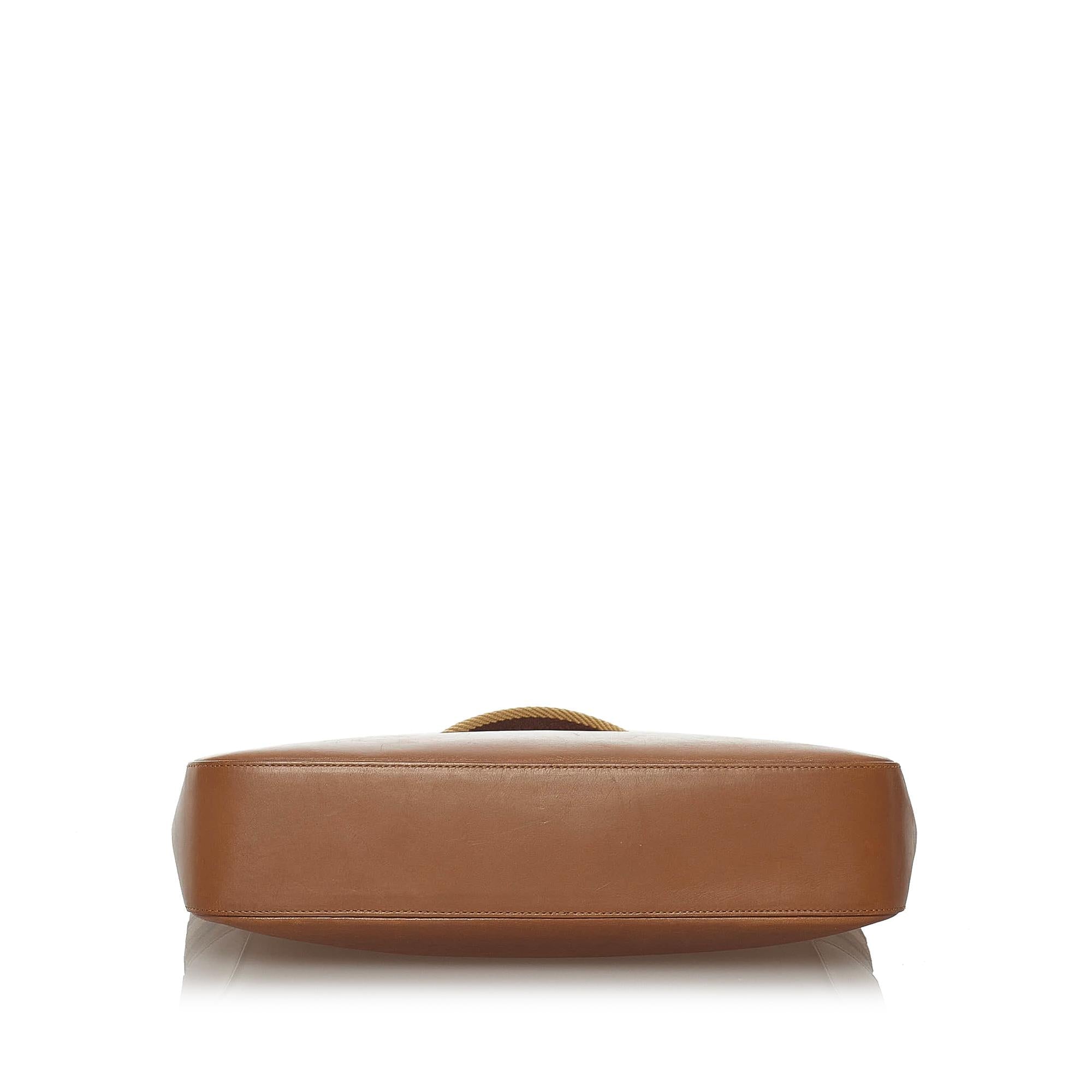 Gucci Web Leather Tote Bag (SHG-28971)