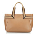 Gucci Web Leather Tote (SHG-35108)