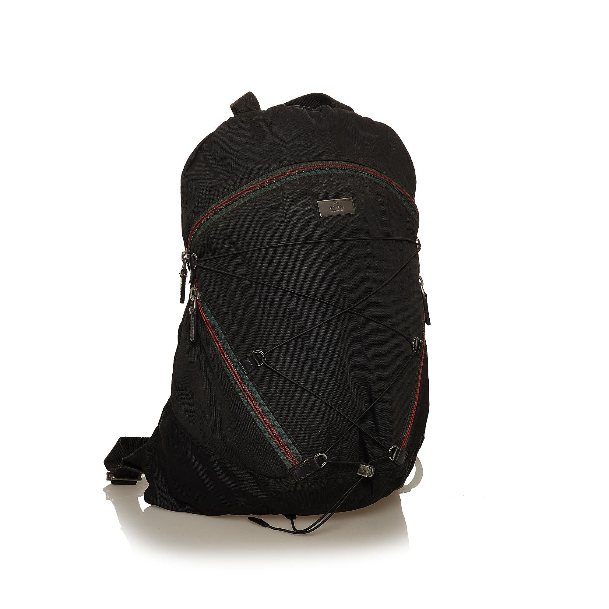 Gucci Web Nylon Backpack (SHG-29540)