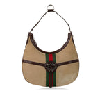 Gucci Web Reins Canvas Hobo Bag (SHG-31590)