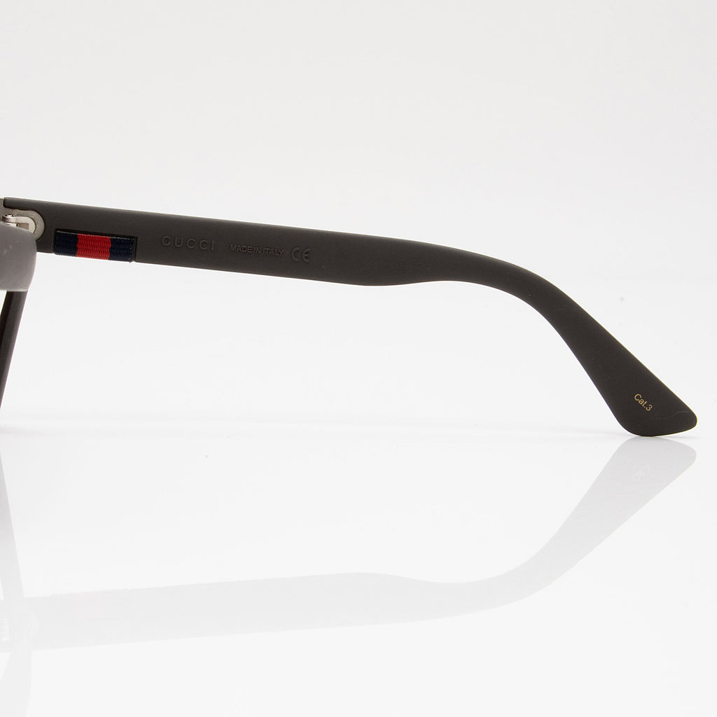Gucci Web Square Sunglasses (SHF-QXL9Rb)