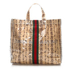 Gucci Web Vinyl Tote Bag (SHG-25010)