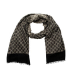 Gucci Wool Blend GG Jacquard Scarf (SHF-s1529X)