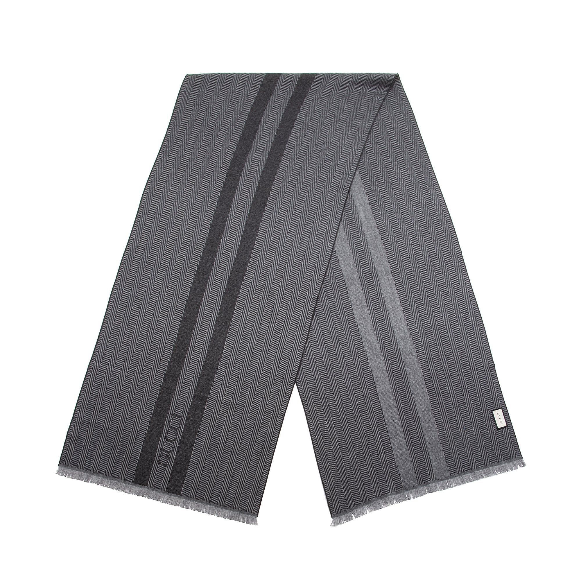 Gucci Wool Cree Logo Scarf (SHF-22461)