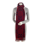 Gucci Wool Diamcheck GG Scarf