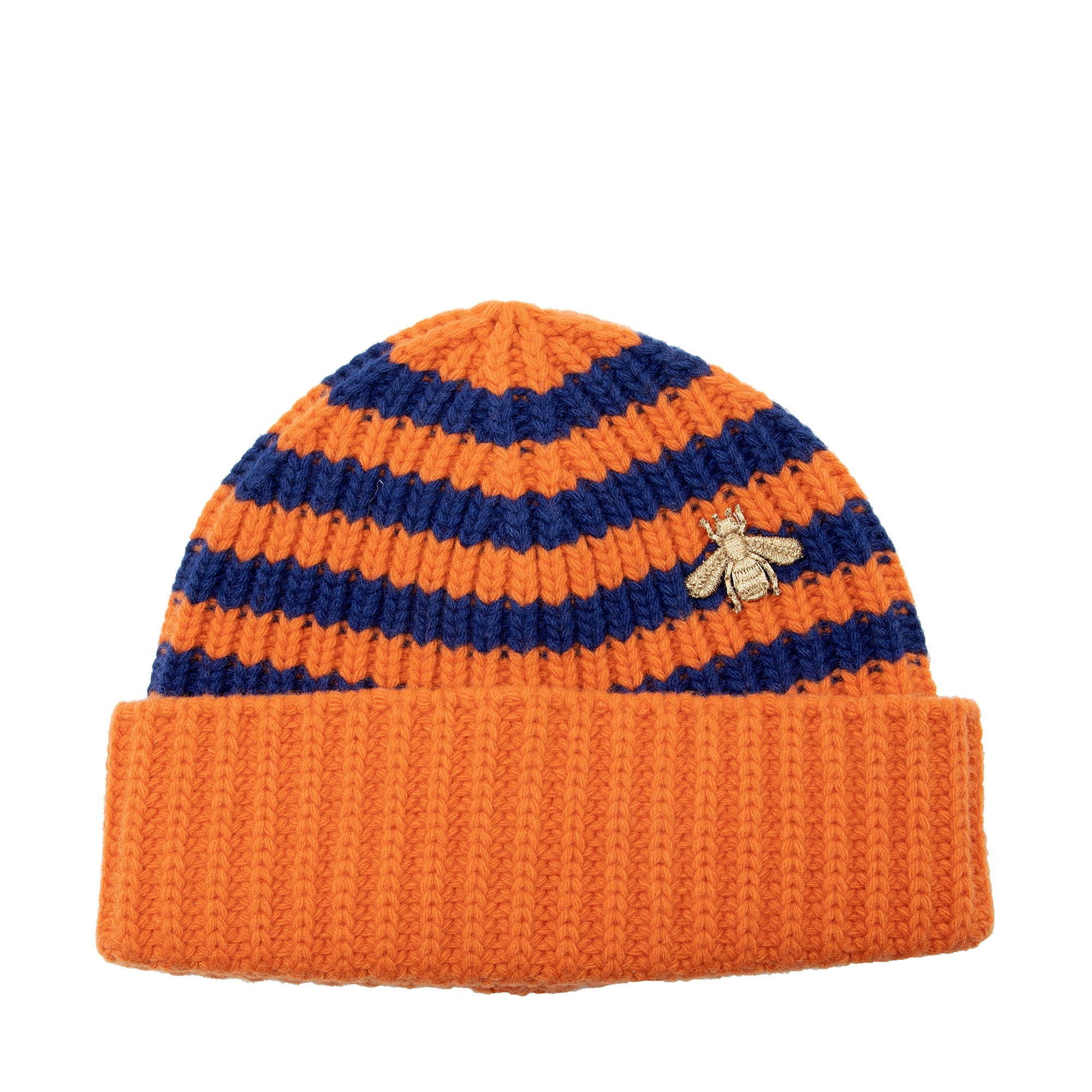 Gucci Wool Embroidered Bee Beanie - Size M (SHF-22768)