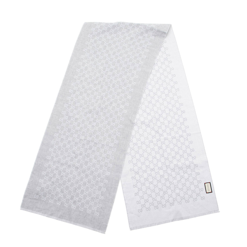 Gucci Wool GG Jacquard Scarf