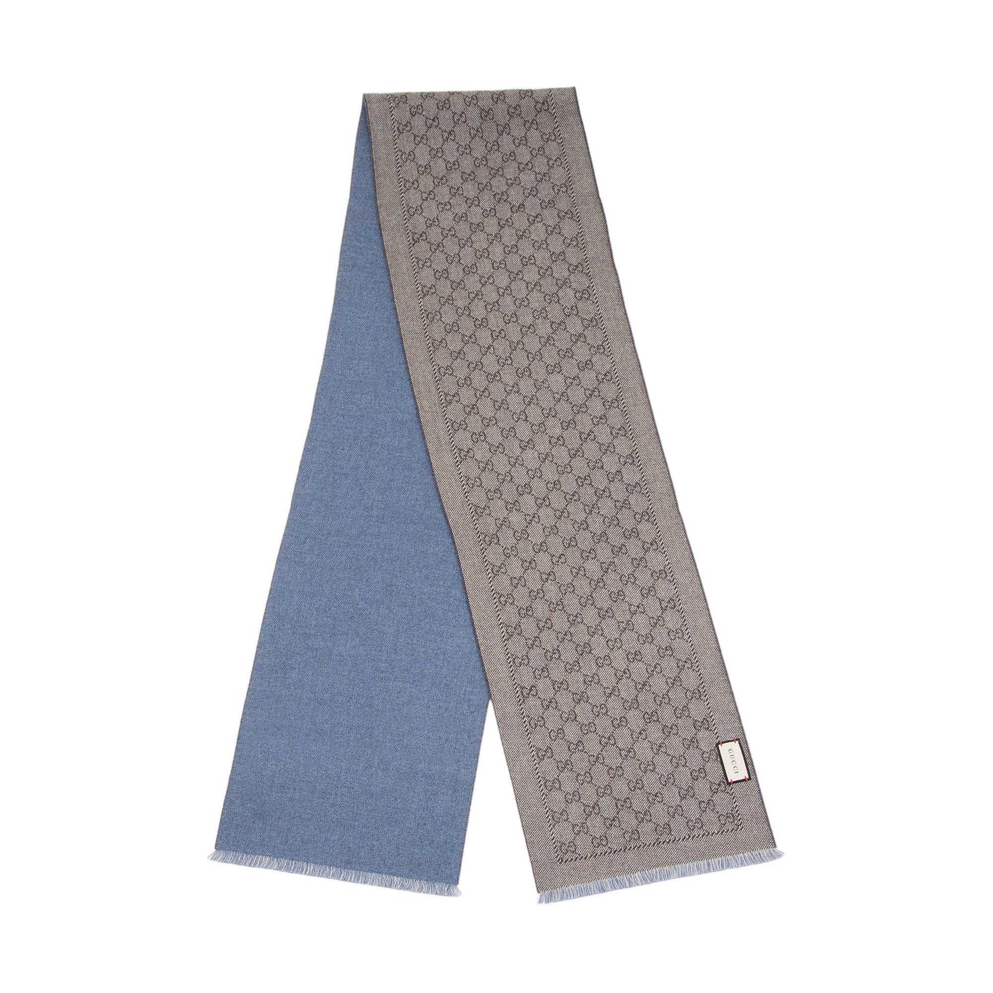 Gucci Wool GG Reversible Scarf (SHF-s2SGhv)