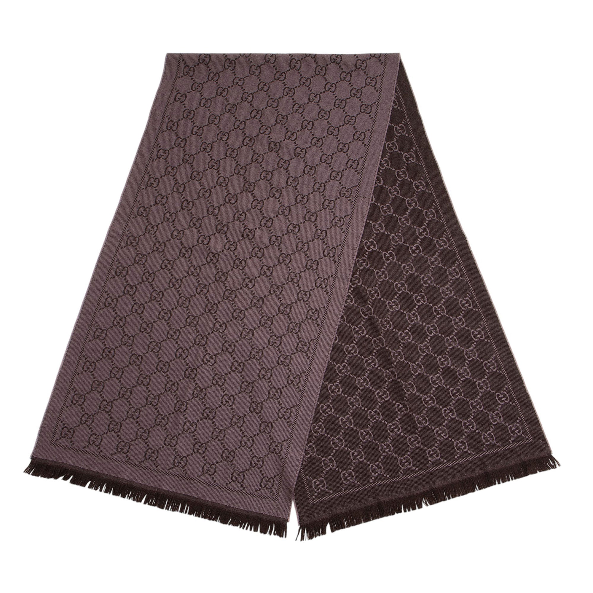 Gucci Wool GG Reversible Scarf